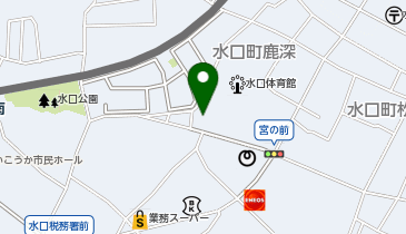 水口体育館の地図画像