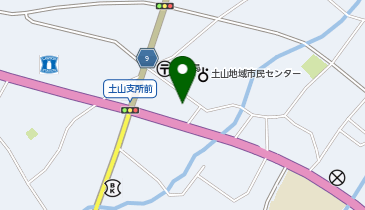 土山地域市民センター(旧土山支所)の地図画像