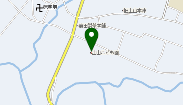 土山こども園の地図画像