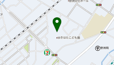 ゆきはたこども園の地図画像