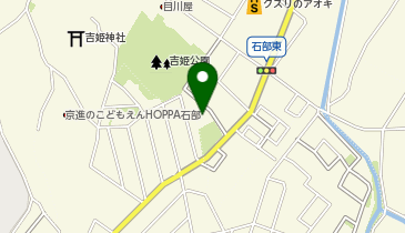 石部コミュニティセンターの地図画像
