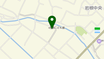 岩根こども園の地図画像