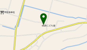 高島こども園の地図画像