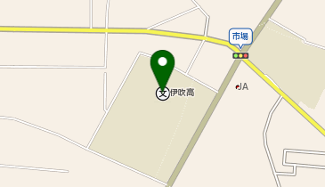 伊吹高等学校の地図画像