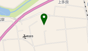 上多良区公民館の地図画像