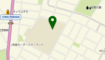 日野中学校の地図画像