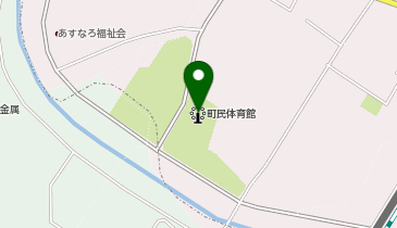 町民体育館の地図画像