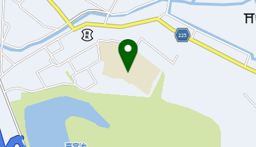 多賀小学校体育館の地図画像