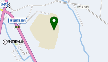 多賀中学校体育館の地図画像