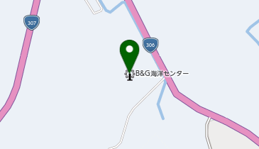 B&G海洋センター体育館の地図画像