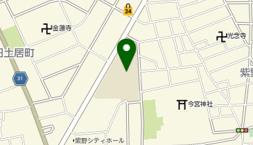 旭丘中学校の地図画像