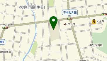 府立盲学校(花ノ坊校地)の地図画像