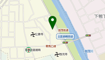 京都市交響楽団練習場の地図画像