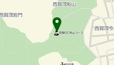 京都ゴルフ場舟山コ-ス(西賀茂)の地図画像