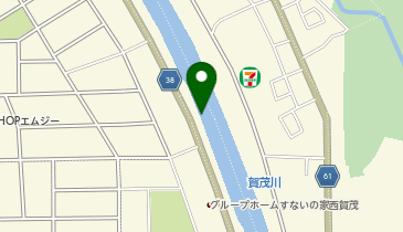 賀茂川右岸(御薗橋より上流)の地図画像