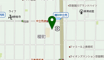 元聚楽小学校の地図画像