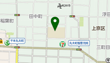 二条城北小学校の地図画像