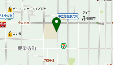 正親小学校の地図画像