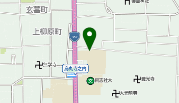 烏丸中学校の地図画像