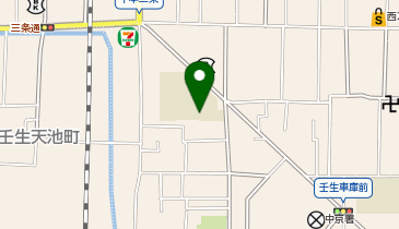 朱雀第一小学校の地図画像