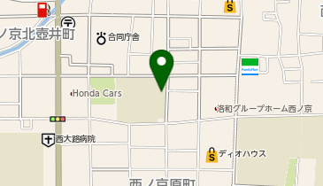 朱雀第四小学校の地図画像