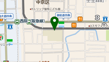 朱雀第七小学校の地図画像