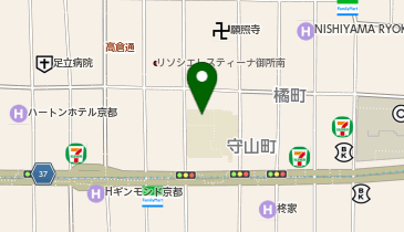 京都御池中学校の地図画像