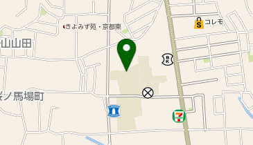 百々小学校の地図画像