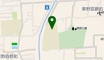 山科中学校の地図画像