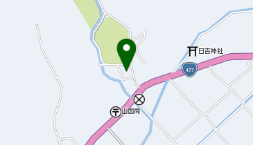 山国自治会館の地図画像