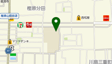 樫原小学校の地図画像