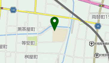 伏見住吉小学校の地図画像