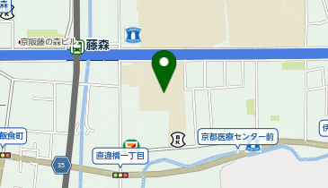 深草小学校の地図画像