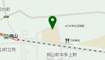 桃山小学校の地図画像