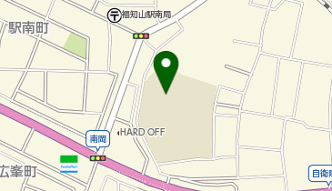 福知山市立南陵中学校の地図画像