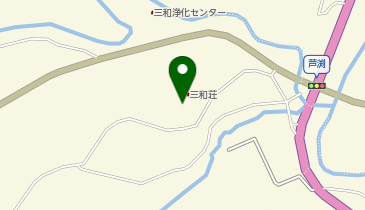 三和荘(三和地域公民館)の地図画像