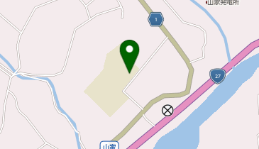 綾部市立東綾小学校・東綾中学校運動場の地図画像