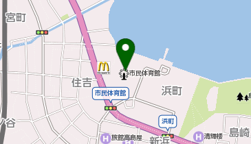 宮津市民体育館の地図画像