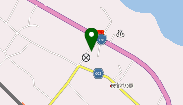 由良地区公民館の地図画像