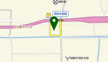 城陽市保健センターの地図画像