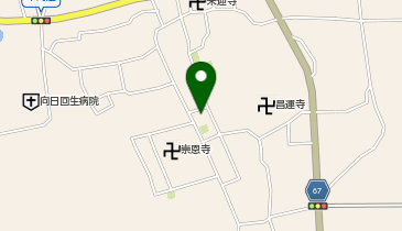 物集女公民館の地図画像