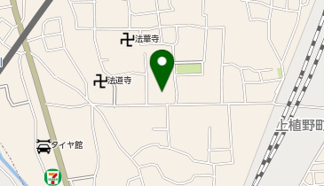 上植野公民館の地図画像