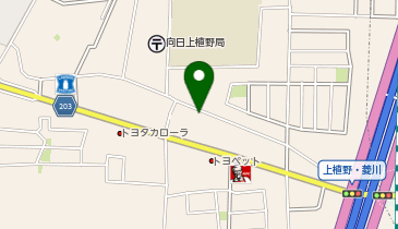 上植野コミュニティセンターの地図画像