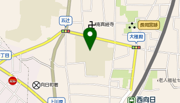 向日市立勝山中学校の地図画像