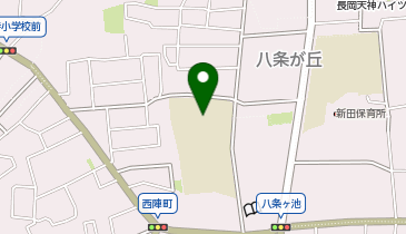 長岡京市立長岡中学校の地図画像