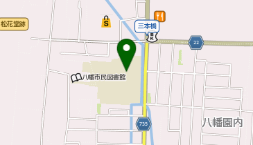 八幡市立八幡小学校の地図画像