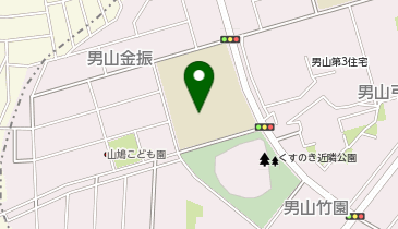 八幡市立くすのき小学校の地図画像