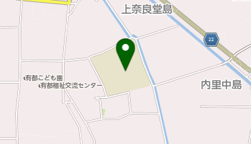 八幡市立有都小学校の地図画像