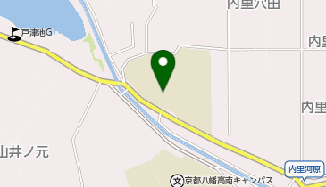 八幡市立男山東中学校の地図画像