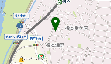 八幡市立橋本公民館の地図画像